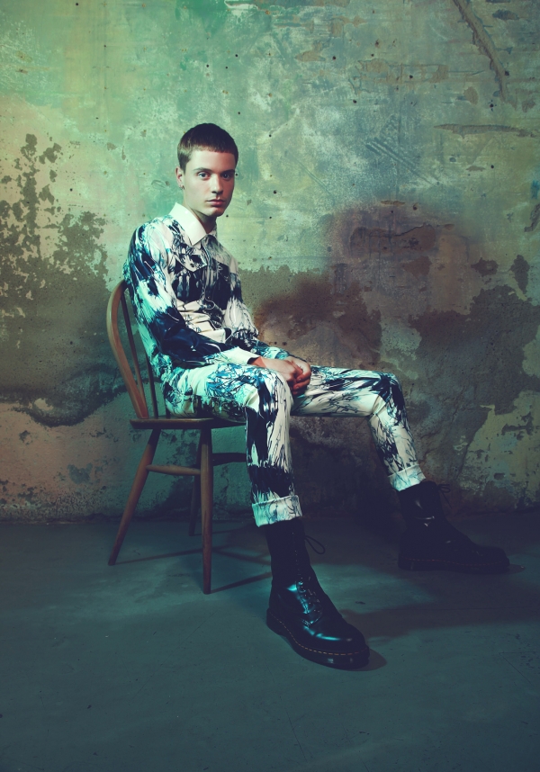 TORTURE GARDEN LATEX BLEACHER JacketTORTURE GARDEN LATEX